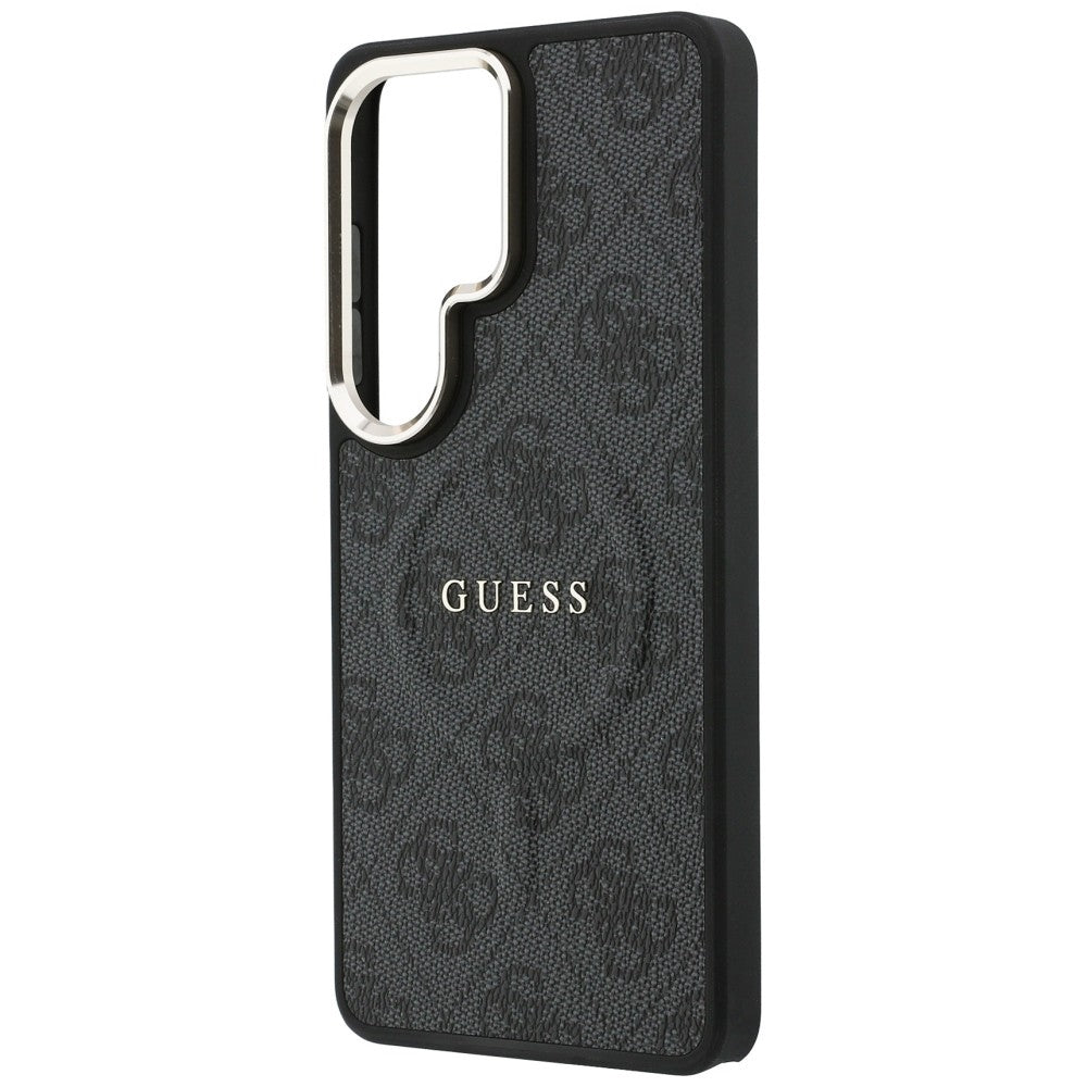 Pouzdro MagSafe pro Samsung Galaxy S26 Ultra S948, Guess, 4G Embossed Ring, černé