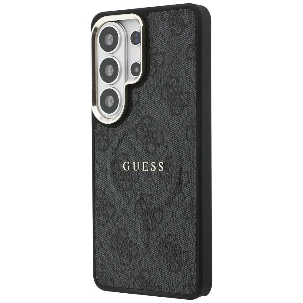 Pouzdro MagSafe pro Samsung Galaxy S26 Ultra S948, Guess, 4G Embossed Ring, černé