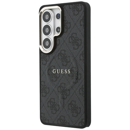 Pouzdro MagSafe pro Samsung Galaxy S26 Ultra S948, Guess, 4G Embossed Ring, černé