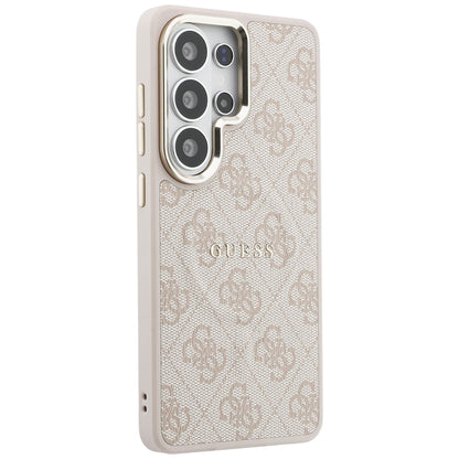 Pouzdro MagSafe pro Samsung Galaxy S26 Ultra S948, Guess, 4G Embossed Ring, Růžové