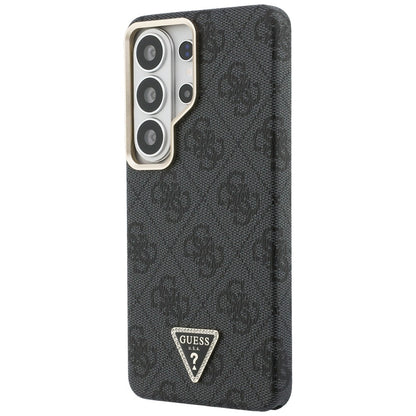 Pouzdro MagSafe pro Samsung Galaxy S26 Ultra S948, Guess, 4G Triangle Logo, Černá
