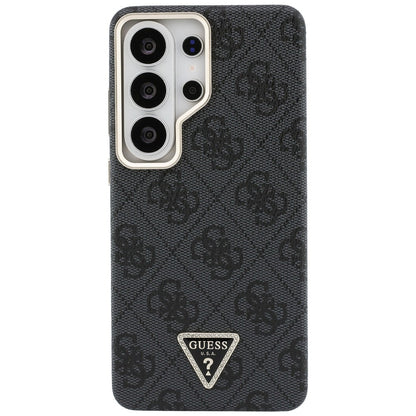 Pouzdro MagSafe pro Samsung Galaxy S26 Ultra S948, Guess, 4G Triangle Logo, Černá