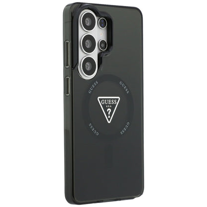 Pouzdro MagSafe pro Samsung Galaxy S26 Ultra S948, Guess, IML Gradient Triangle Logo, Černá