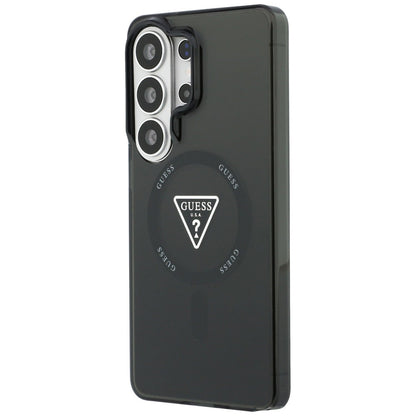Pouzdro MagSafe pro Samsung Galaxy S26 Ultra S948, Guess, IML Gradient Triangle Logo, Černá