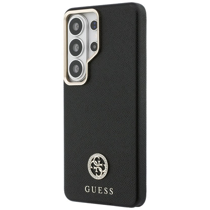 Pouzdro MagSafe pro Samsung Galaxy S26 Ultra S948, Guess, Rhinestone Round Logo, Černá
