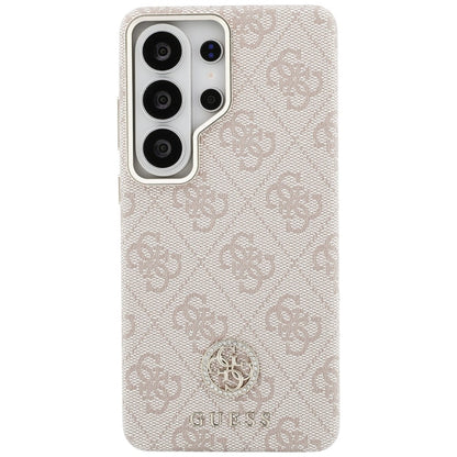 Pouzdro MagSafe pro Samsung Galaxy S26 Ultra S948, Guess, Rhinestone Round Logo, Růžové
