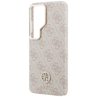 Pouzdro MagSafe pro Samsung Galaxy S26 Ultra S948, Guess, Rhinestone Round Logo, Růžové