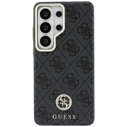 Pouzdro MagSafe pro Samsung Galaxy S26 Ultra S948, Guess, Strass Round Logo, Černá