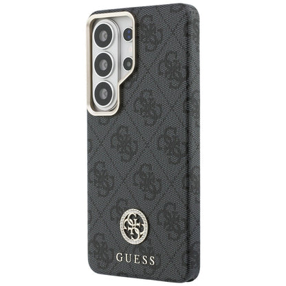 Pouzdro MagSafe pro Samsung Galaxy S26 Ultra S948, Guess, Strass Round Logo, Černá