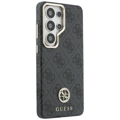 Pouzdro MagSafe pro Samsung Galaxy S26 Ultra S948, Guess, Strass Round Logo, Černá