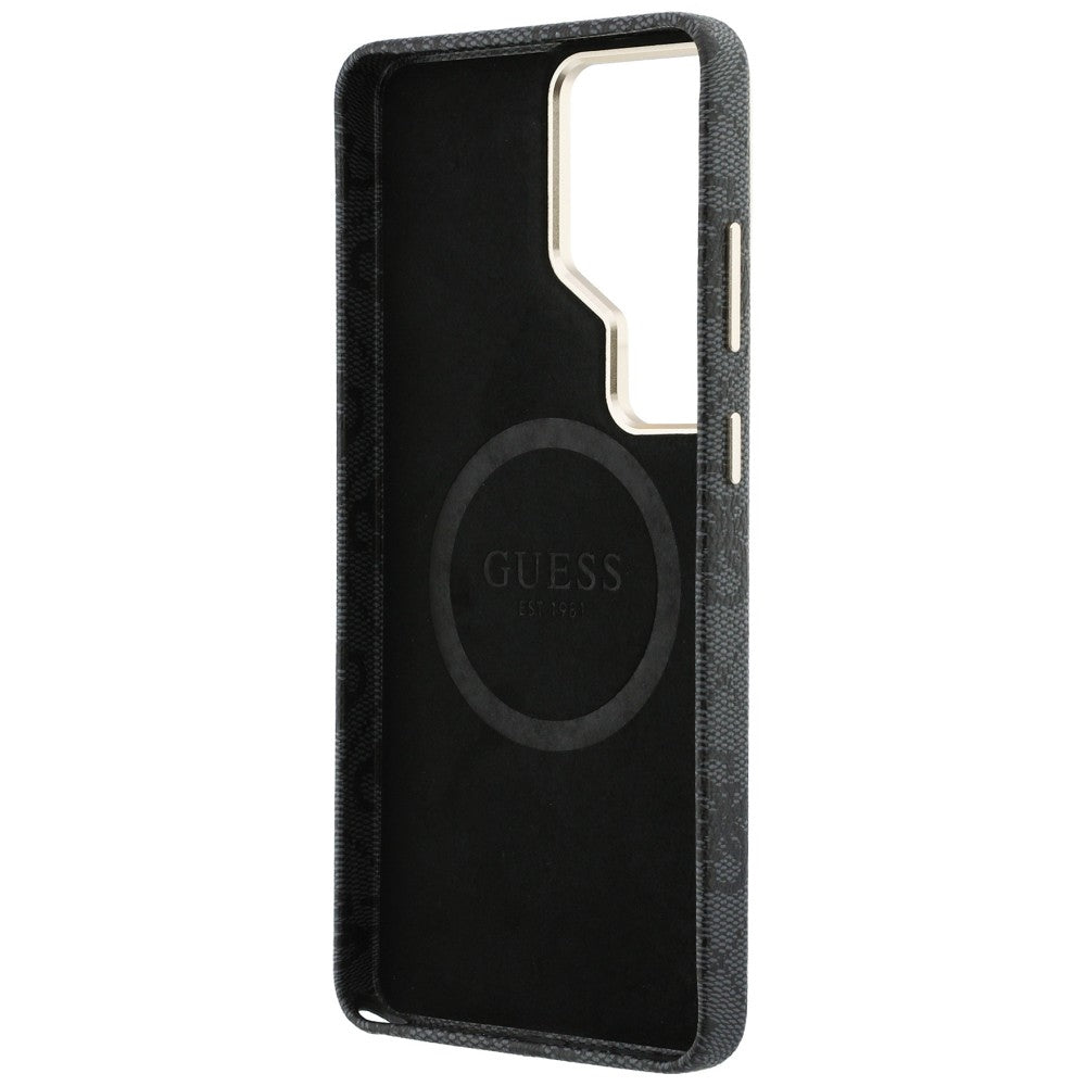 Pouzdro MagSafe pro Samsung Galaxy S26 Ultra S948, Guess, Strass Round Logo, Černá