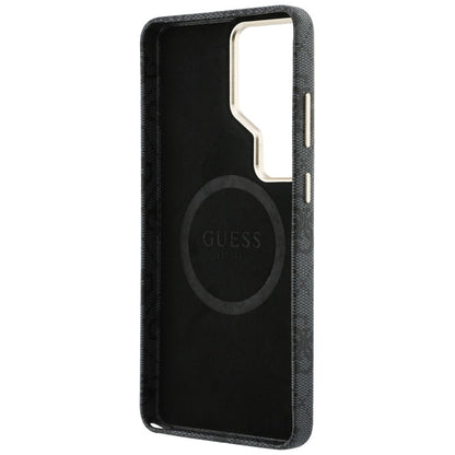 Pouzdro MagSafe pro Samsung Galaxy S26 Ultra S948, Guess, Strass Round Logo, Černá