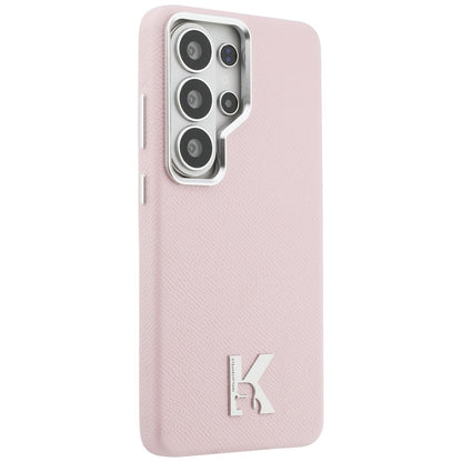 Pouzdro MagSafe pro Samsung Galaxy S26 Ultra S948, Karl Lagerfeld, Karl Head Logo, Růžové
