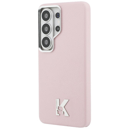 Pouzdro MagSafe pro Samsung Galaxy S26 Ultra S948, Karl Lagerfeld, Karl Head Logo, Růžové