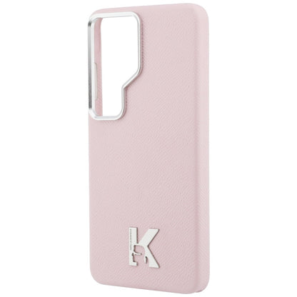 Pouzdro MagSafe pro Samsung Galaxy S26 Ultra S948, Karl Lagerfeld, Karl Head Logo, Růžové