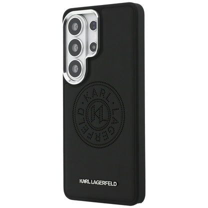Pouzdro MagSafe pro Samsung Galaxy S26 Ultra S948, Karl Lagerfeld, Karl Round Point Logo, Černá