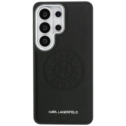 Pouzdro MagSafe pro Samsung Galaxy S26 Ultra S948, Karl Lagerfeld, Karl Round Point Logo, Černá