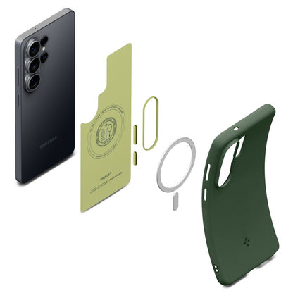 Pouzdro MagSafe pro Samsung Galaxy S26 Ultra S948, Spigen, Caseology Nano Pop, Zelená ACS11039