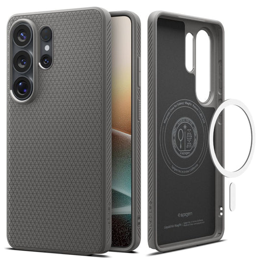 Pouzdro MagSafe pro Samsung Galaxy S26 Ultra S948, Spigen, Liquid Air, Šedé ACS10675