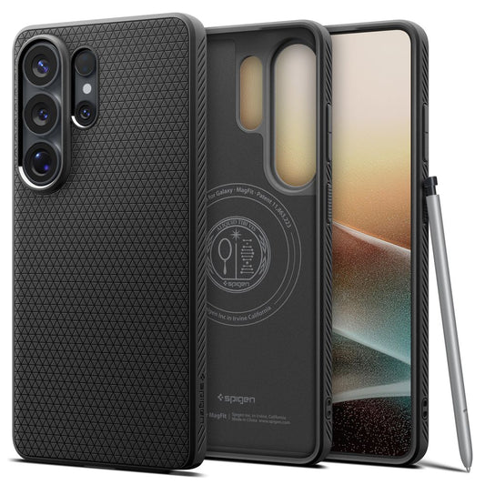 Pouzdro MagSafe pro Samsung Galaxy S26 Ultra S948, Spigen, Liquid Air, Matně černé ACS10674