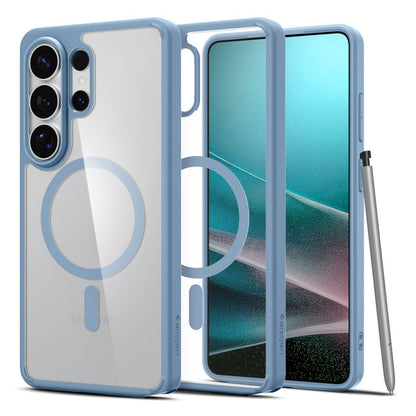 Pouzdro MagSafe pro Samsung Galaxy S26 Ultra S948, Spigen, Ultra Hybrid, Modrá ACS11207