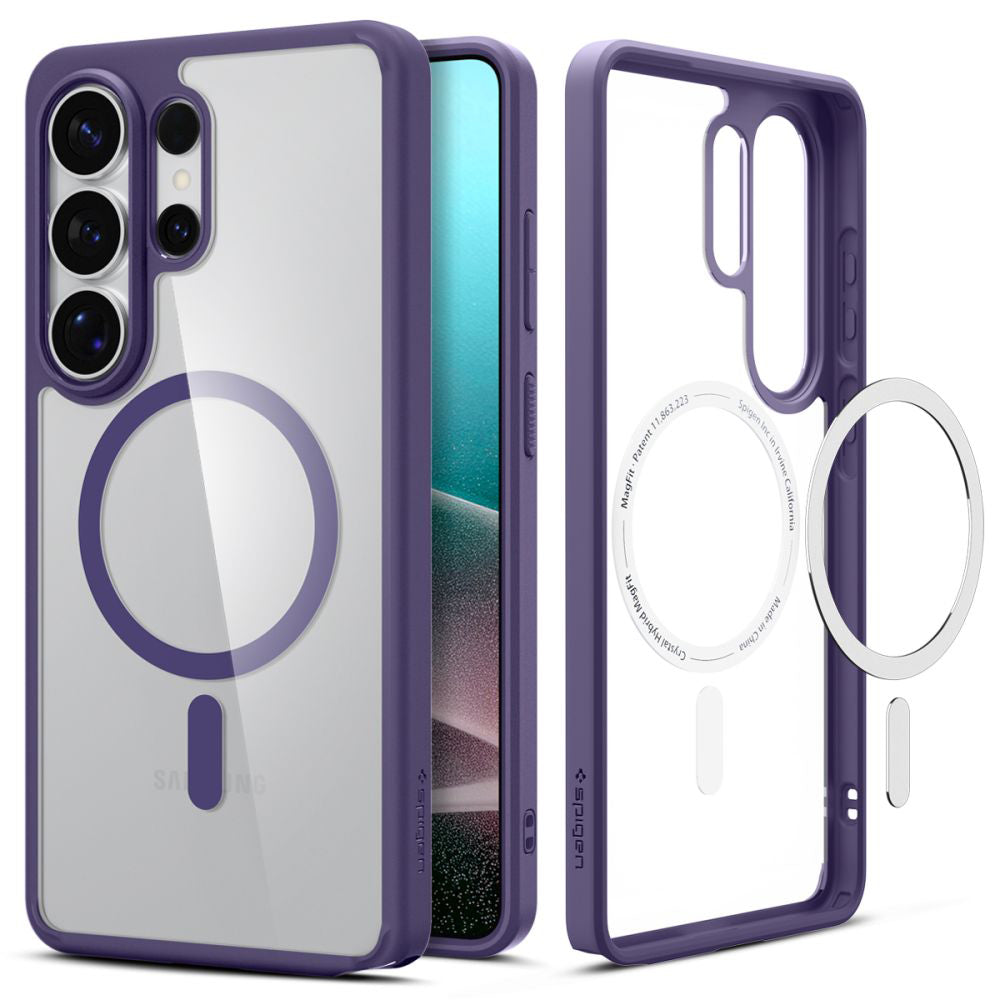 MagSafe Case for Samsung Galaxy S26 Ultra S948, Spigen, Ultra Hybrid, Dark Purple ACS11208
