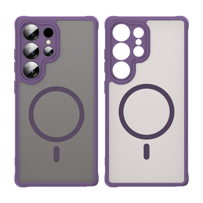 MagSafe Case for Samsung Galaxy S26 Ultra S948, Techsuit, HaloFrost II Individual Camera Cutouts, Purple