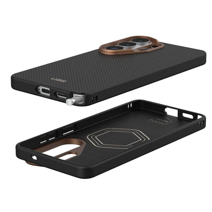 MagSafe pouzdro pro Samsung Galaxy S26 Ultra S948, Urban Armor Gear, Fibr Armr, Černá Bronzová