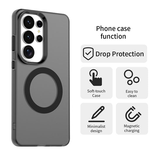 Pouzdro MagSafe pro Samsung Galaxy S26 Ultra, Techsuit, CandyCase, Černá
