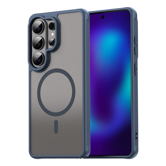 Pouzdro MagSafe pro Samsung Galaxy S26 Ultra, Techsuit, HaloFrost II, Námořnická modř