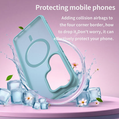 Pouzdro MagSafe pro Samsung Galaxy S26 Ultra, Techsuit, HaloFrost II, Světle zelená