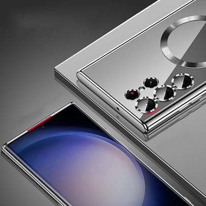 Pouzdro MagSafe pro Samsung Galaxy S26 Ultra, Techsuit, Luxury Crystal, Zlaté