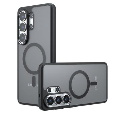 Pouzdro MagSafe pro Samsung Galaxy S26 Ultra, Techsuit, PureFrost, Saténově černé