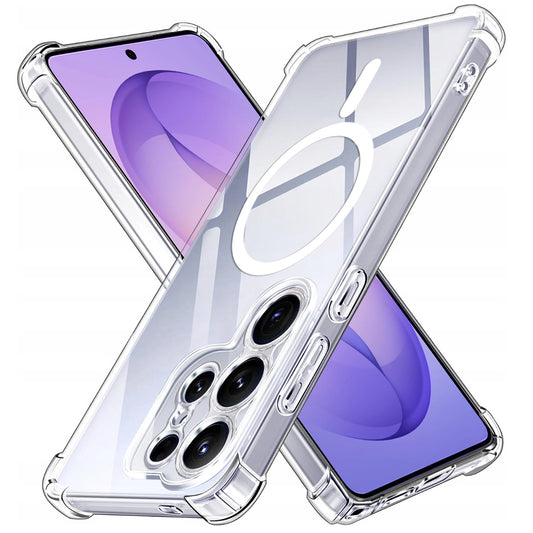Pouzdro MagSafe pro Samsung Galaxy S26 Ultra, Techsuit, Odolné proti nárazům, Průhledné