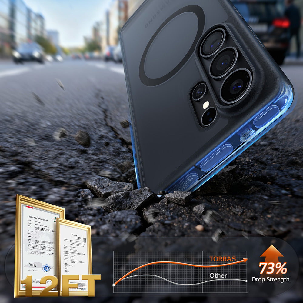 Pouzdro MagSafe pro Samsung Galaxy S26 Ultra, Torras, Guardian, Černá