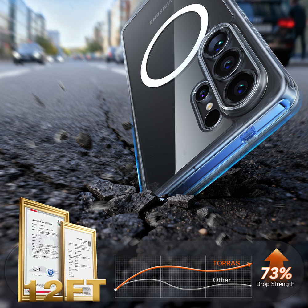 MagSafe Case for Samsung Galaxy S26 Ultra, Torras, Guardian, Transparent