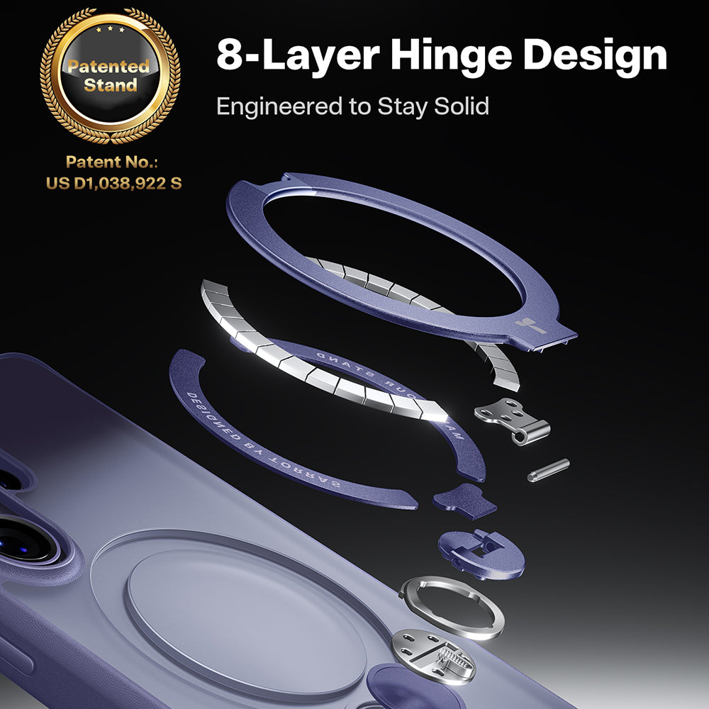 Pouzdro MagSafe pro Samsung Galaxy S26 Ultra, Torras, Ostand Spin, Mov