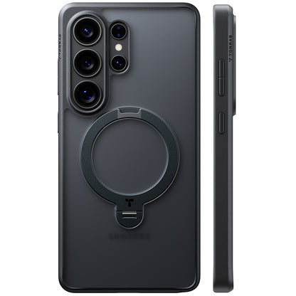 Pouzdro MagSafe pro Samsung Galaxy S26 Ultra, Torras, Ostand Spin, Černá