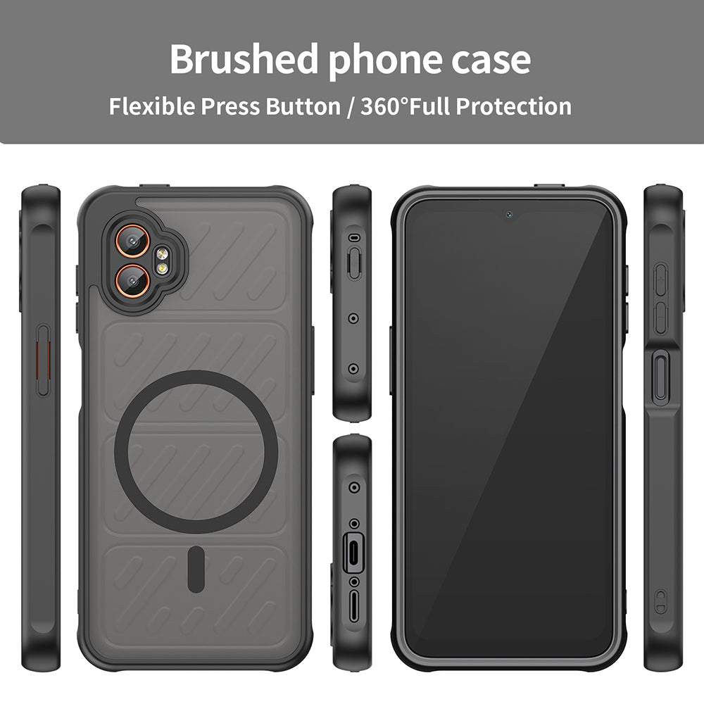 MagSafe pouzdro pro Samsung Galaxy XCover7 Pro, Techsuit, HaloFrost II, černé