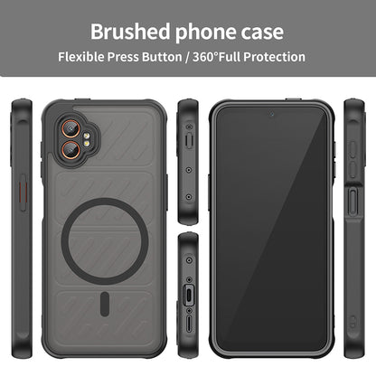 MagSafe pouzdro pro Samsung Galaxy XCover7 Pro, Techsuit, HaloFrost II, černé