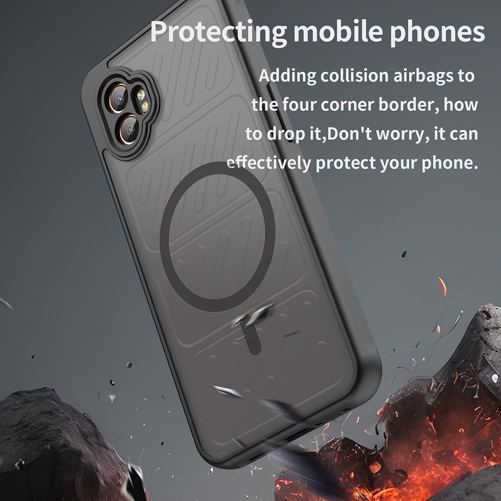 MagSafe pouzdro pro Samsung Galaxy XCover7 Pro, Techsuit, HaloFrost II, černé