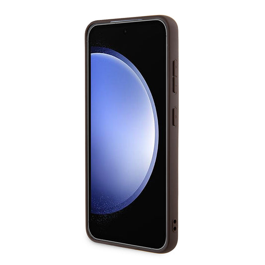 Pouzdro MagSafe pro Samsung Galaxy Z Flip7 F766, Guess, 4G Collection, Hnědá