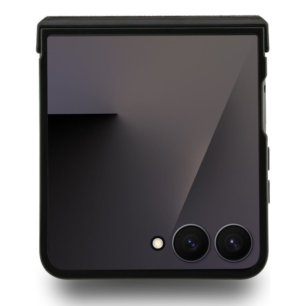 Pouzdro MagSafe pro Samsung Galaxy Z Flip7 F766, Karl Lagerfeld, Karl & Choupette Pins, Černá