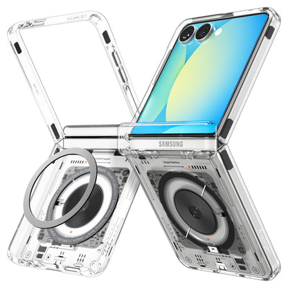 Pouzdro MagSafe pro Samsung Galaxy Z Flip7 F766, Spigen, Ultra Hybrid Pro Neo One, Transparentní ACS09560