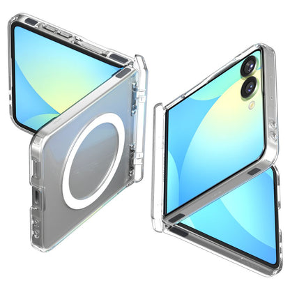 Pouzdro MagSafe pro Samsung Galaxy Z Flip7 F766, Spigen, Ultra Hybrid Pro, Transparentní ACS09559