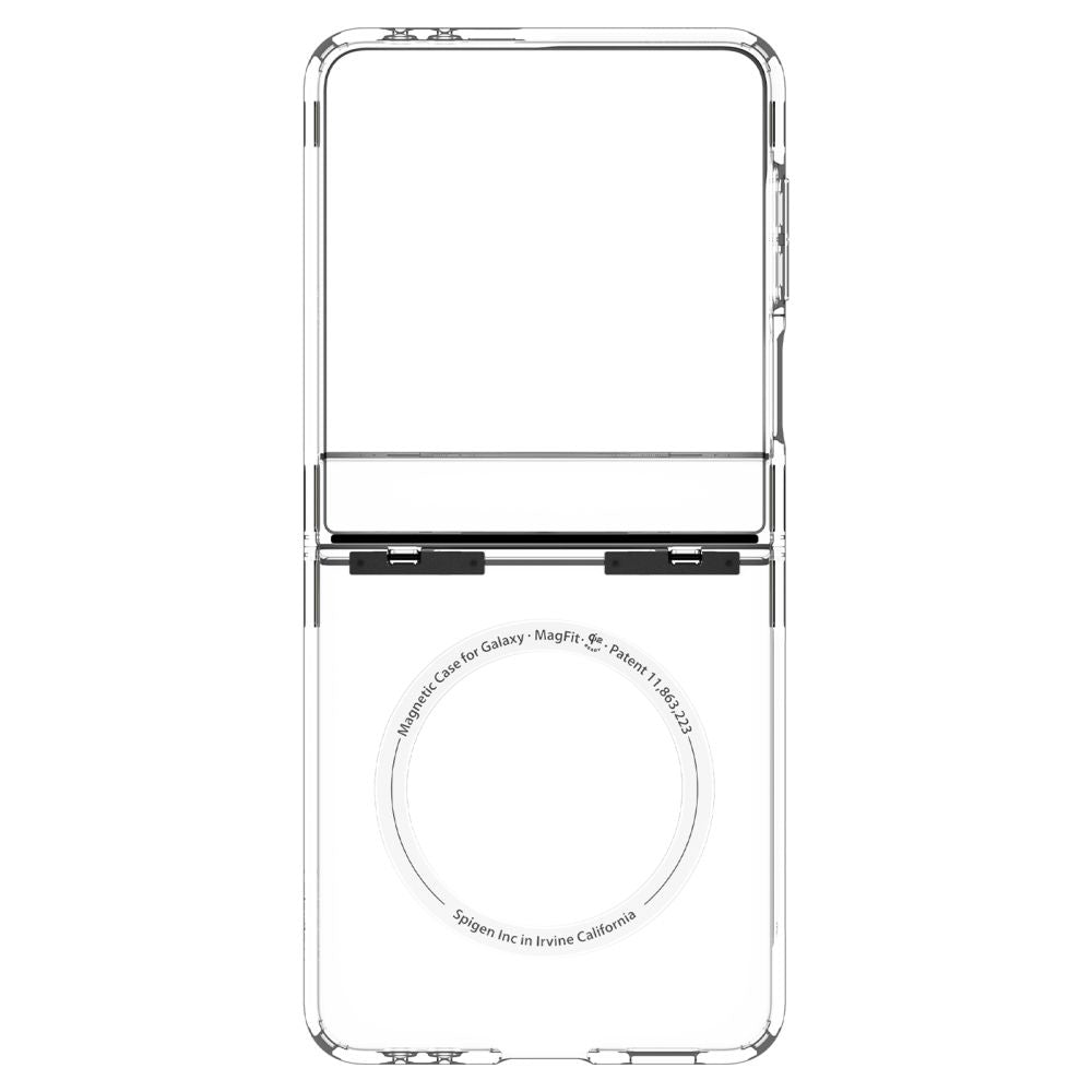 Pouzdro MagSafe pro Samsung Galaxy Z Flip7 F766, Spigen, Ultra Hybrid Pro, Transparentní ACS09559