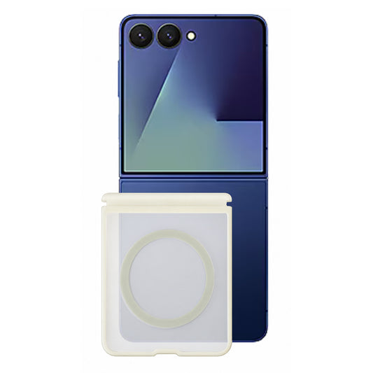 MagSafe pouzdro pro Samsung Galaxy Z Flip8 F776, Blueo, Skin Friendly Anti-Drop, Šedá saténová