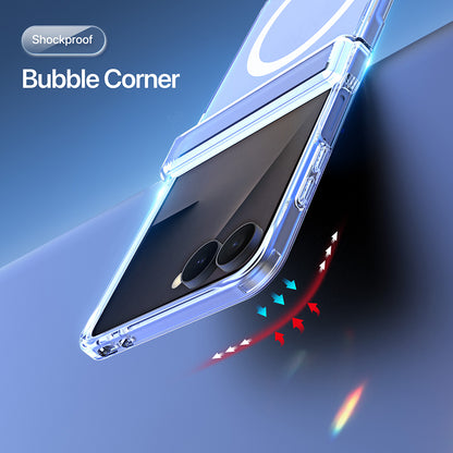 MagSafe Case for Samsung Galaxy Z Flip8 F776, DUX DUCIS, Clear, Transparent