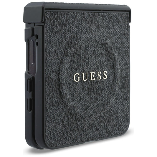 MagSafe pouzdro pro Samsung Galaxy Z Flip8 F776, Guess, 4G Leather Classic, černé