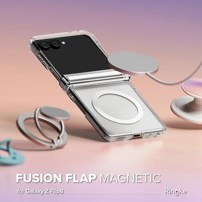 MagSafe pouzdro pro Samsung Galaxy Z Flip8 F776, Ringke, Fusion Flap, Průhledné